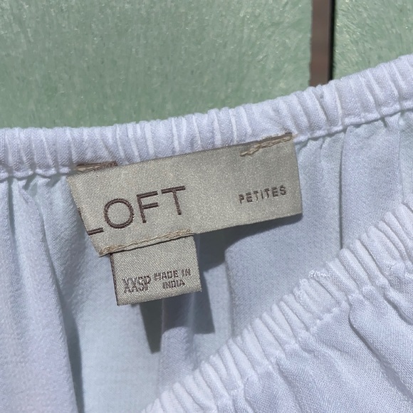 LOFT White Off Shoulder Top - Picture 4 of 6